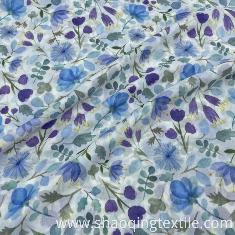Small Floral Polyester Fabric Jpg